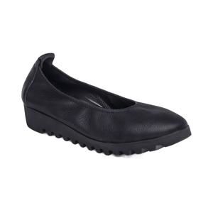 NEW AETREX women's brianna ballet flat shoes in black